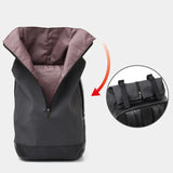 High Capacity Business Backpack for Men, Waterproof Gray