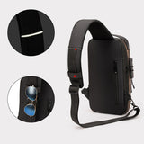 Men Sling Backpack Cross body Chest Bag Anti-theft Travel Motorcycle Rider