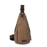 Men Sling Bag Chest Cross Body Shoulder Canvas Messenger Pack Travel Hiking