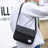Men Small Oxford Shoulder Messenger Bags Solid Leisure Satchels