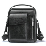 Men Softy Crossbody Bag Retro Messenger Handbag