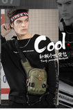 Men Sports Chest Bag Nylon Drop Leg Bags Hip Bum Belt Bag Waist Fanny Pack