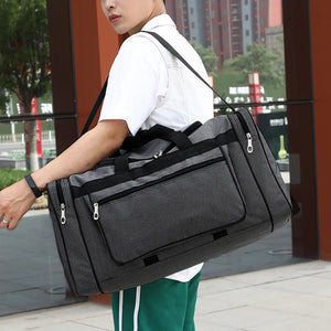 Men Sports Fitness Handbag Travel Large Capacity Portable Bag