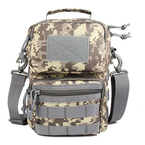 Men Tactical Bag Sling Mollle System Bags Sport Handbag Shoulder Pack Military C