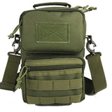 Men Tactical Bag Sling Mollle System Bags Sport Handbag Shoulder Pack Military C