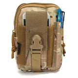 Men Tactical Belt Molle Waist Pouch Waist Pack Military Camouflage Bag Packs