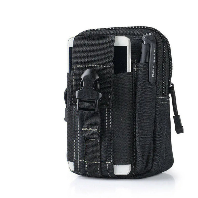 Men Tactical Belt Molle Waist Pouch Waist Pack Military Camouflage Bag Packs