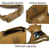 Tactical Drop Leg Bag Canvas Waist Pack Fanny Pack Outdoor Sports