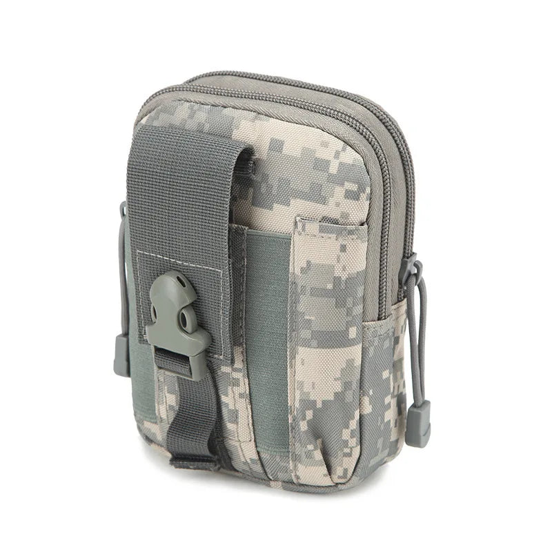 Men Tactical Molle Pouch Belt Waist Pack Bag Military Waist Pack