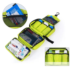 Men Toiletry Bag Nylon Hook Cosmetic Makeup Toiletries Storage Travel Organizer
