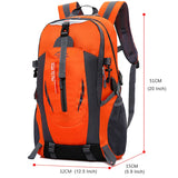 Men Travel Backpack Nylon Waterproof Teenagers Sport Back Pack Casual Hiking