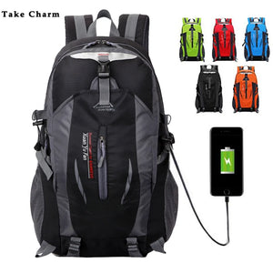 Men Travel Backpack Nylon Waterproof Teenagers Sport Back Pack Casual Hiking