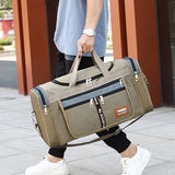 Canvas Travel Handbag with Large Capacity