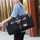 Canvas Travel Handbag with Large Capacity