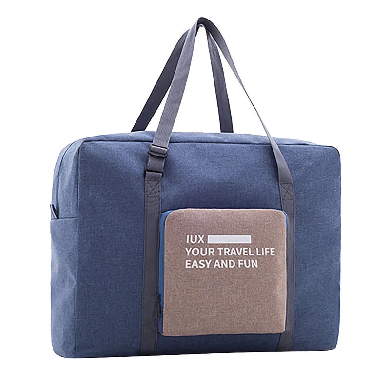 Waterproof Nylon Folding Laptop Bag Large Capacity Bag Luggage Travel Bags