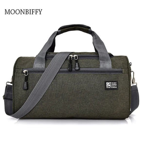 Men Travel Sport Bags Light Luggage Business Cylinder Handbag Women