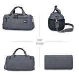 Men Travel Sport Bags Light Luggage Business Cylinder Handbag Women Outdoor Duff