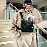 Men Waist Bag Hip-hop Chest Rig Bag For Men Tactical Vest Pack
