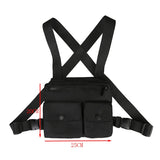 Men Waist Bag Hip-hop Chest Rig Bag For Men Tactical Vest Pack