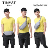 Canvas Men Waist Bag Pouch Fanny Pack