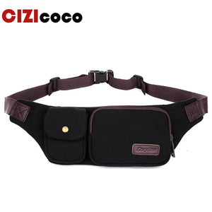 Adjustable Waist Bag Pack Shoulder Belt Fanny Travel Hip Pack