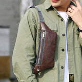 Men Waist Bag Pack Casual Functional Money Phone Belt Bag Male Unisex Sling Bag