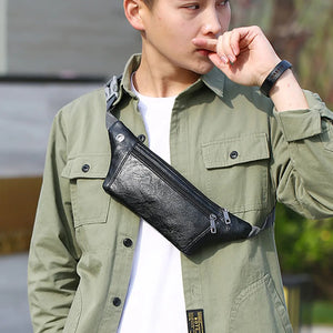 Men Waist Bag Pack Casual Functional Money Phone Belt Bag Male Unisex Sling Bag
