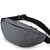 Men Waist Bag Pack Canvas Hip Bag Fanny Pouch