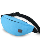 Men Waist Bag Pack Canvas Hip Bag Fanny Pouch