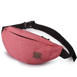 Men Waist Bag Pack Canvas Hip Bag Fanny Pouch