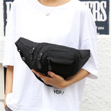 Men Waist Bag Pack Phone Belt Bag Pouch Women Canvas Travel Bag