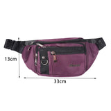 Waist Bag Pack Men's Wallet Purse Casual Phone Belt Bag Pouch