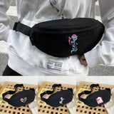 Unisex Canvas Waist Bag Phone Pouch Fanny Pack Hip Pockets