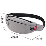 Canvas Waist Bag Pack Phone Belt Pouch Fanny Bag Hip