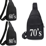 Canvas Waist Bag Pack Large Phone Belt Pouch Print Travel Fanny Banana Bag