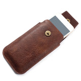 Men Waist Bag Phone Bags Pu Leather Fanny Classic Texture Creative Delicate