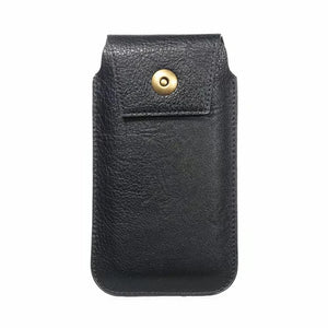 Men Waist Bag Phone Bags Pu Leather Fanny Classic Texture Creative Delicate