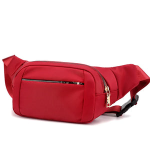 Nylon Waist Pack for Men Women Unisex Travel Phone Bag Pouch