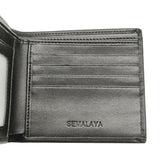 Genuine Leather Men's Wallet RFID Short Business Wallet