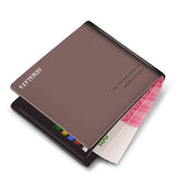 Genuine Leather Men's Wallet RFID Short Business Wallet