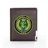 Leather Guardia Civil A.R.S. Printed Wallet