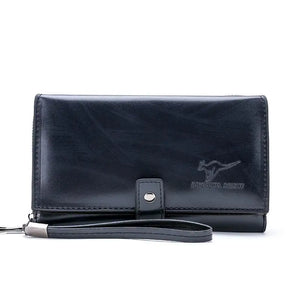Men Wallet Clutch Bag Cartera Homme Business Long Zipper Coin Purse