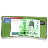 Men Wallet Short Skin Wallets Purses PU Leather Money Clips Solid Thin Wallet Fo