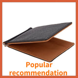 Men Wallet Short Skin Wallets Purses PU Leather Money Clips Solid Thin Wallet