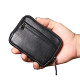 Short Money Clip Bag Leather Wallets for Men and Women