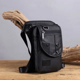 Men Waterproof Oxford Waist Leg Bag Travel Motorcycle Chest Pouch