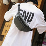 Men Waterproof Waist Bag Casual Messenger Shoulder Back Outdoor Sports Bum Belt