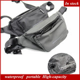 Men Waterproof Waist Bag Casual Messenger Shoulder Back Outdoor Sports Bum Belt