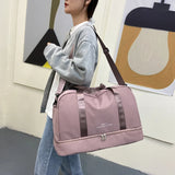 Men Women Crossbody Sport Bag Wet Dry Separation Duffel Bag Waterproof