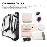 Men Woman Fanny Pack Clear Messenger Bag Waterproof Chest Bag